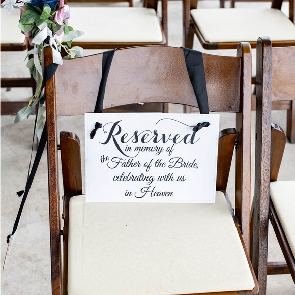 Hanging Reserved Signs - Picture 2 of 4